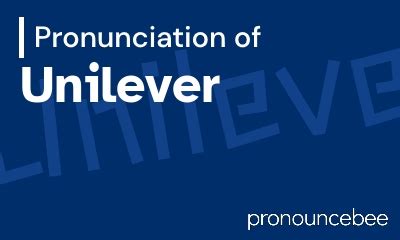 unilever pronounce|how to pronounce santorini.